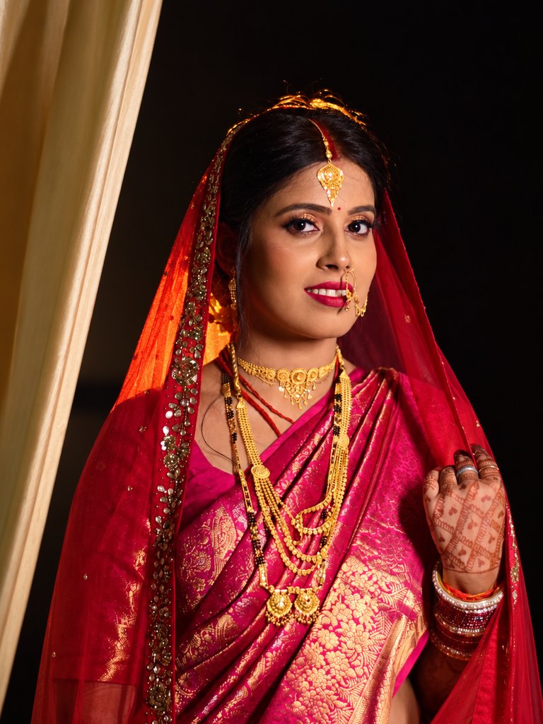 Classic Crimson Sangeet Glam