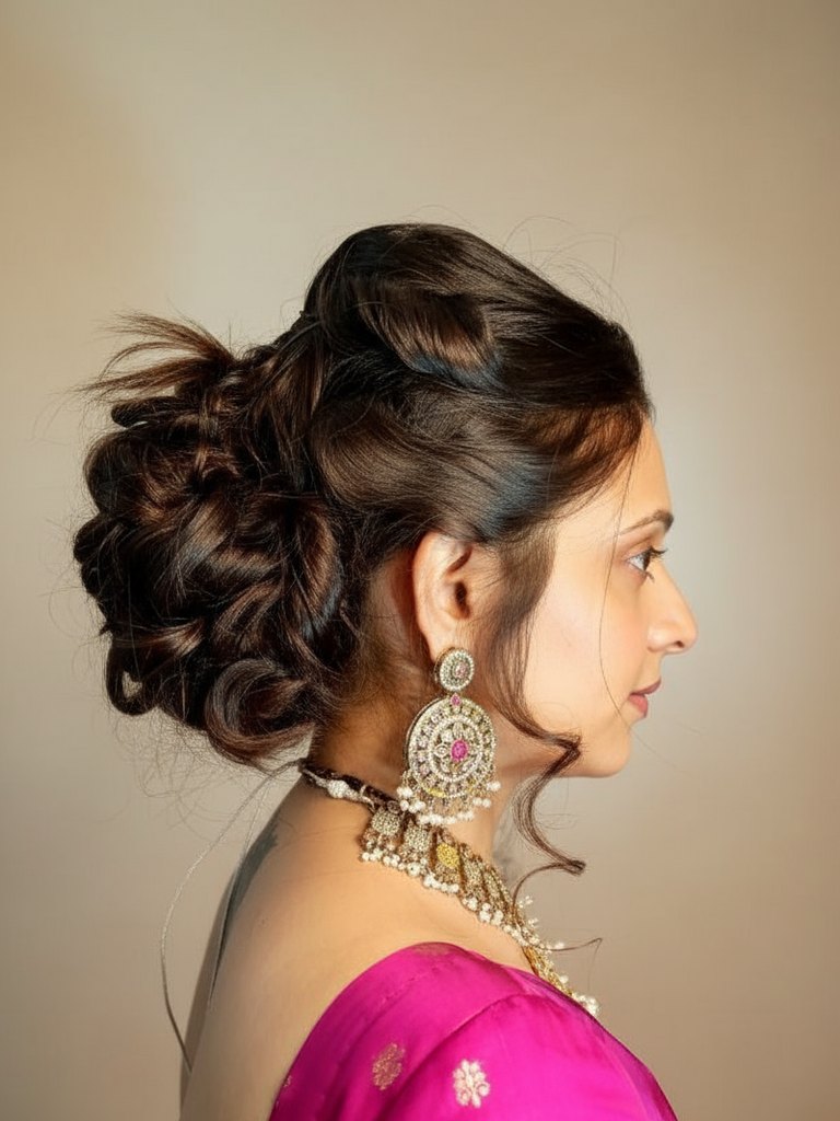 Bohemian Half-Up Floral Twist